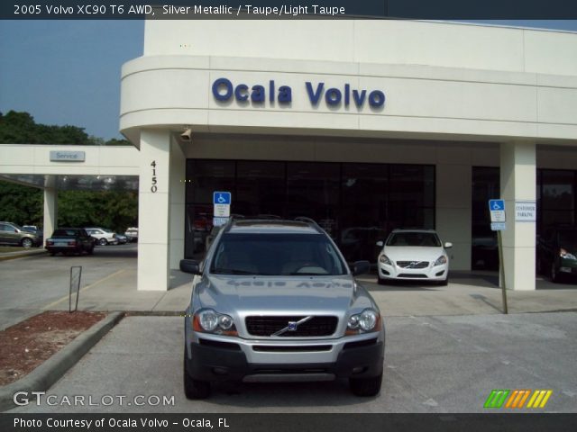 2005 Volvo XC90 T6 AWD in Silver Metallic