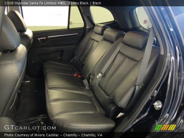 2008 Hyundai Santa Fe Limited 4WD in Ebony Black