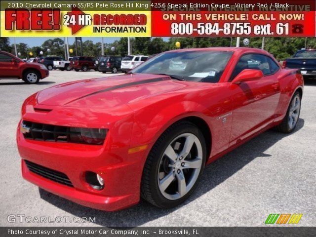 2010 Chevrolet Camaro SS/RS Pete Rose Hit King 4256 Special Edition Coupe in Victory Red