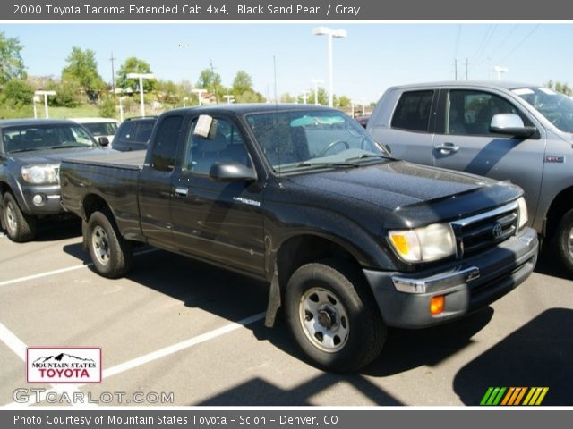2000 Toyota Tacoma Extended Cab 4x4 in Black Sand Pearl