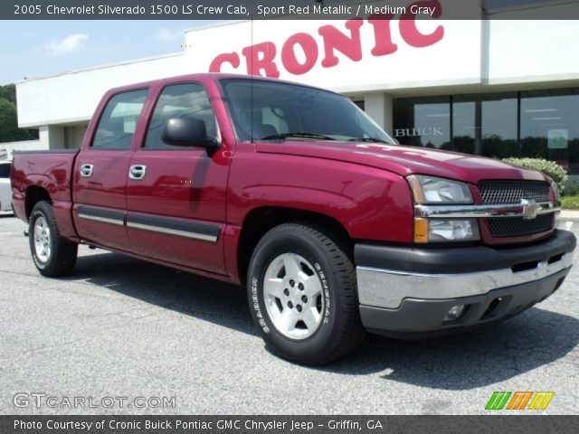 2005 Chevrolet Silverado 1500 LS Crew Cab in Sport Red Metallic