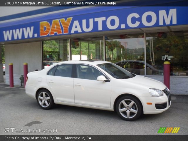 2008 Volkswagen Jetta SE Sedan in Campanella White