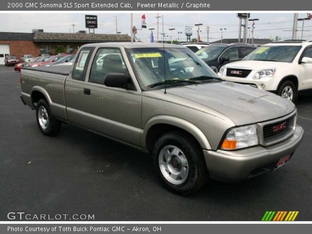 2000 GMC Sonoma SLS Sport Extended Cab in Pewter Metallic