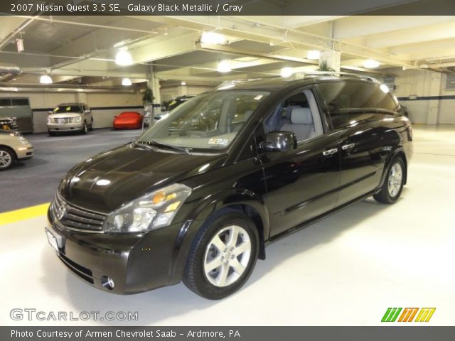 2007 Nissan Quest 3.5 SE in Galaxy Black Metallic