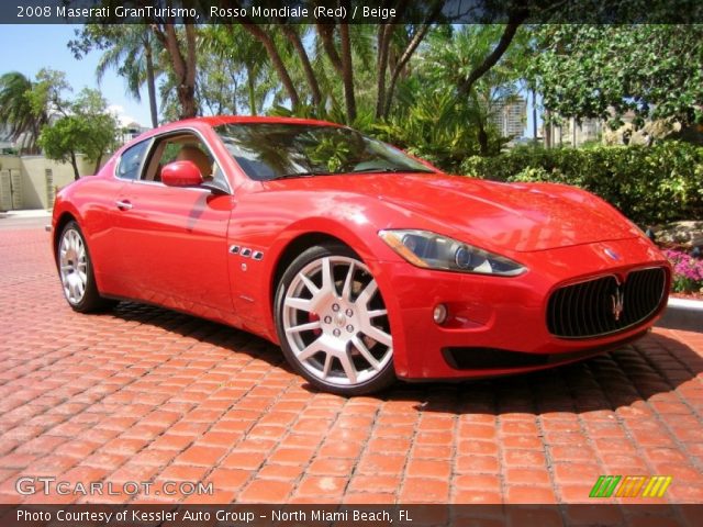 2008 Maserati GranTurismo  in Rosso Mondiale (Red)