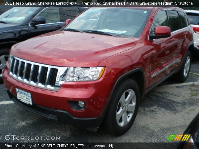 2011 Jeep Grand Cherokee Laredo 4x4 in Inferno Red Crystal Pearl