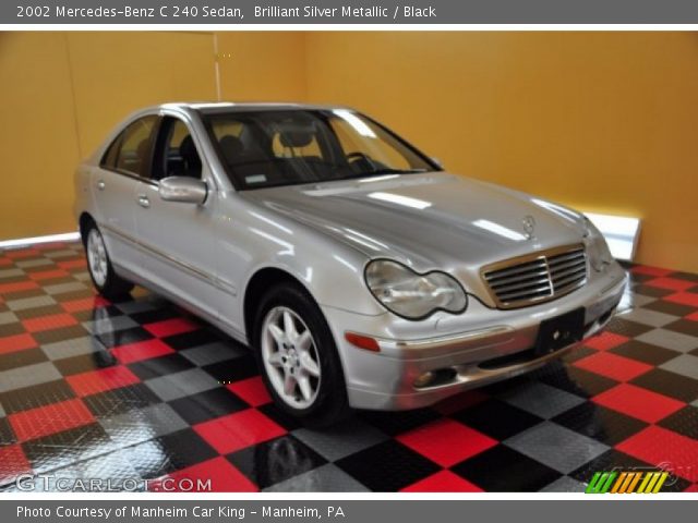 2002 Mercedes-Benz C 240 Sedan in Brilliant Silver Metallic