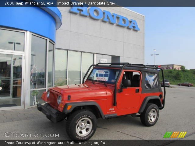 2006 Jeep Wrangler SE 4x4 in Impact Orange