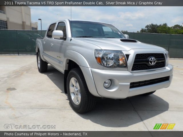 2011 Toyota Tacoma V6 TRD Sport PreRunner Double Cab in Silver Streak Mica