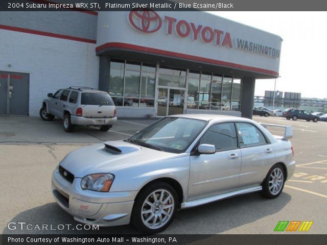 2004 Subaru Impreza WRX STi in Platinum Silver Metallic