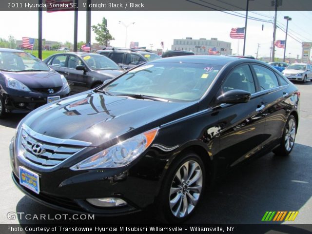 2011 Hyundai Sonata SE in Midnight Black