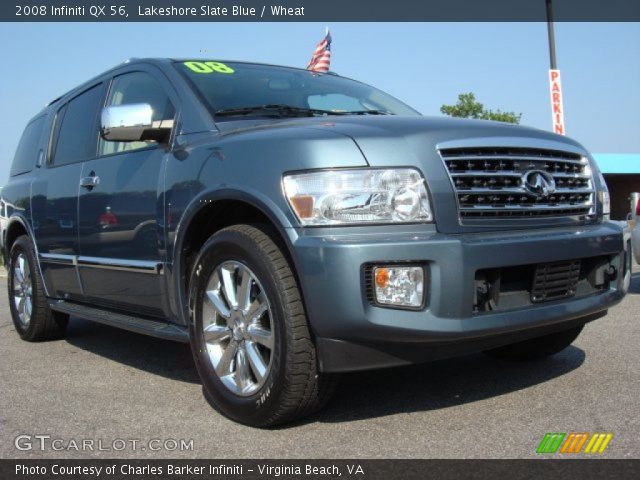 2008 Infiniti QX 56 in Lakeshore Slate Blue