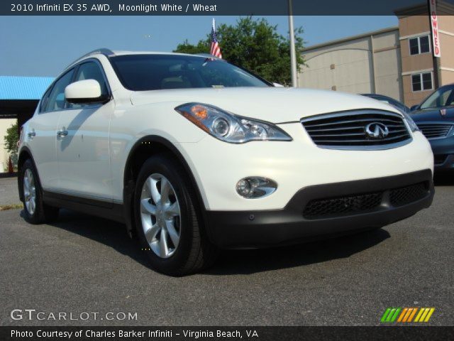 2010 Infiniti EX 35 AWD in Moonlight White