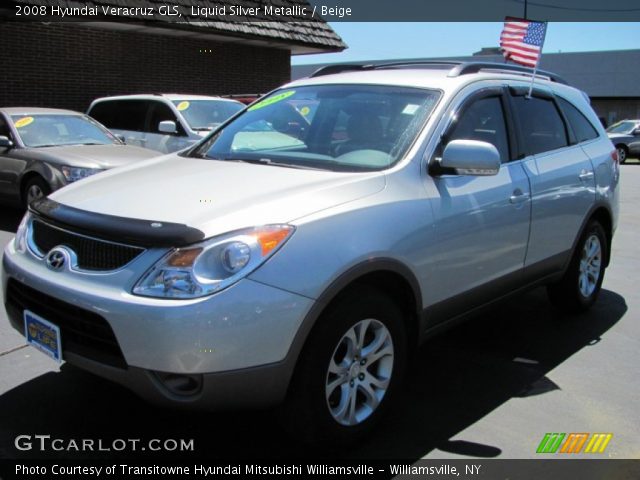 2008 Hyundai Veracruz GLS in Liquid Silver Metallic