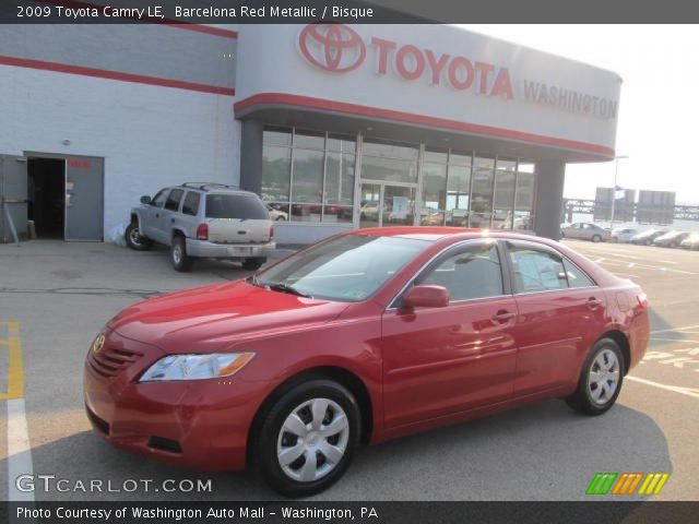 2009 Toyota Camry LE in Barcelona Red Metallic