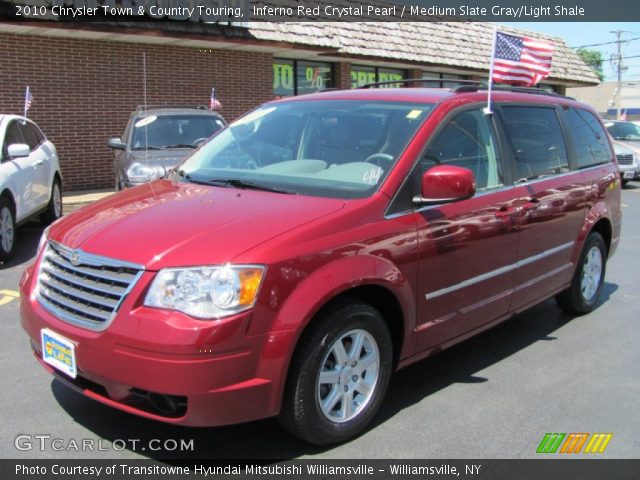 2010 Chrysler Town & Country Touring in Inferno Red Crystal Pearl