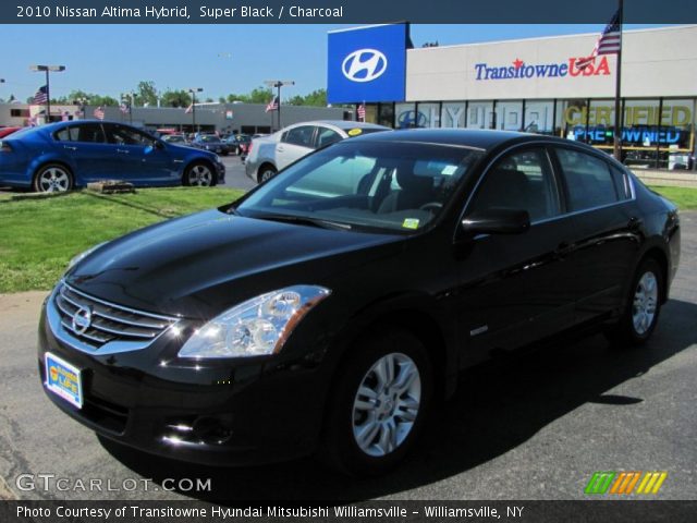 2010 Nissan Altima Hybrid in Super Black