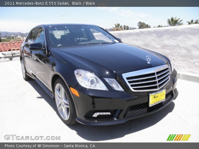 2011 Mercedes-Benz E 550 Sedan in Black