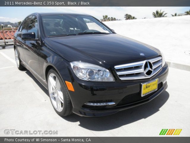 2011 Mercedes-Benz C 350 Sport in Black