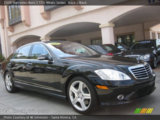 2008 Mercedes-Benz S 550 4Matic Sedan in Black