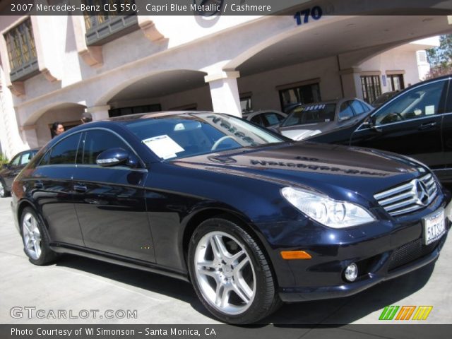 2007 Mercedes-Benz CLS 550 in Capri Blue Metallic