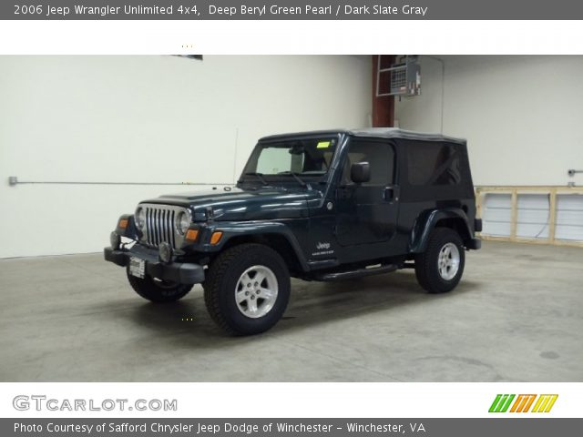 2006 Jeep Wrangler Unlimited 4x4 in Deep Beryl Green Pearl