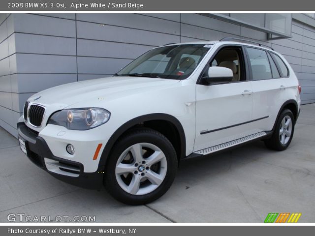 2008 BMW X5 3.0si in Alpine White