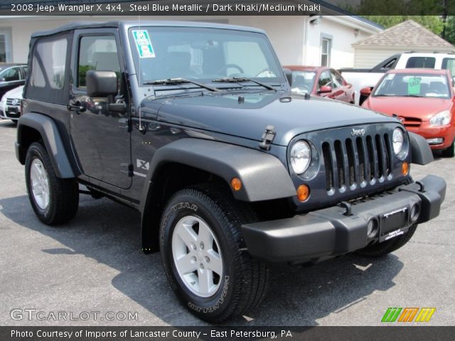 2008 Jeep Wrangler X 4x4 in Steel Blue Metallic