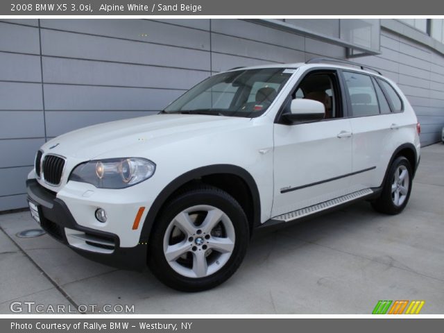 2008 BMW X5 3.0si in Alpine White