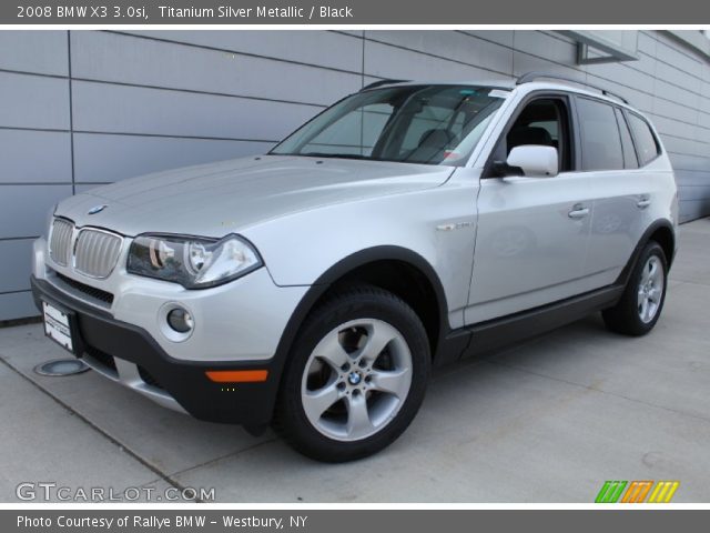2008 BMW X3 3.0si in Titanium Silver Metallic