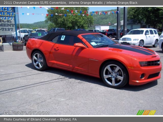 2011 Chevrolet Camaro SS/RS Convertible in Inferno Orange Metallic