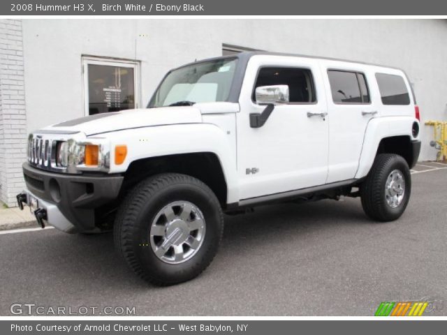 2008 Hummer H3 X in Birch White