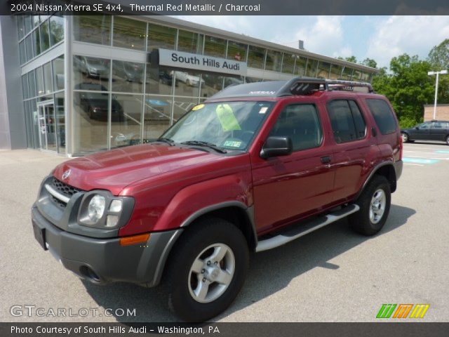 2004 Nissan Xterra SE 4x4 in Thermal Red Metallic