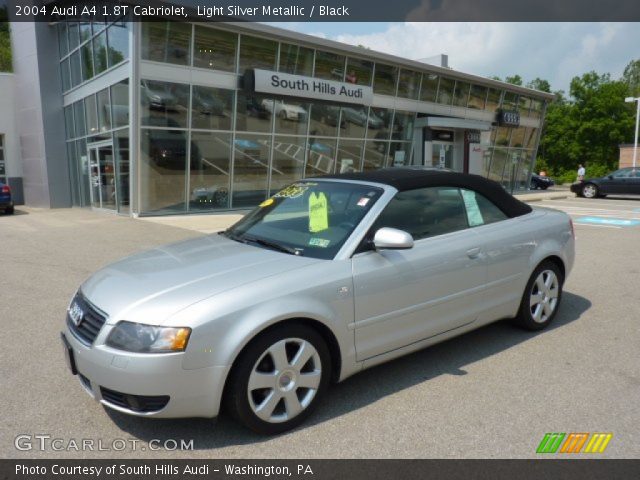 2004 Audi A4 1.8T Cabriolet in Light Silver Metallic
