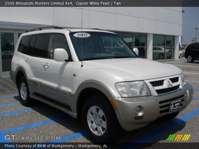 2003 Mitsubishi Montero Limited 4x4 in Glacier White Pearl