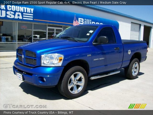 2007 Dodge Ram 1500 Sport Regular Cab 4x4 in Electric Blue Pearl