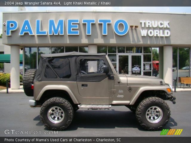 2004 Jeep Wrangler Sahara 4x4 in Light Khaki Metallic