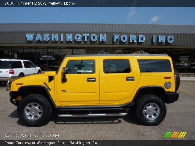 2006 Hummer H2 SUV in Yellow