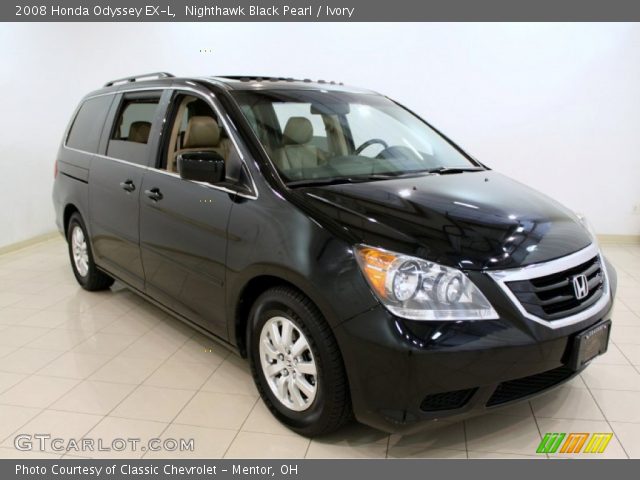 2008 Honda Odyssey EX-L in Nighthawk Black Pearl