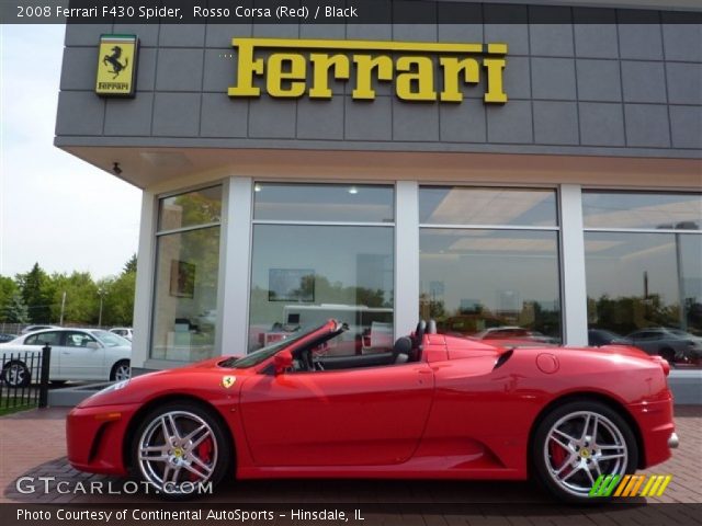 2008 Ferrari F430 Spider in Rosso Corsa (Red)