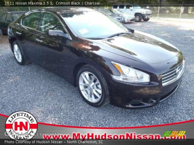 2011 Nissan Maxima 3.5 S in Crimson Black