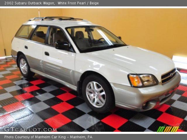 2002 Subaru Outback Wagon in White Frost Pearl
