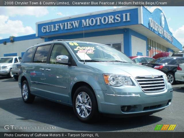 2008 Chrysler Town & Country Limited in Clearwater Blue Pearlcoat