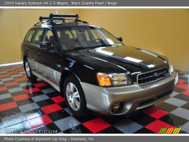 2004 Subaru Outback H6 3.0 Wagon in Black Granite Pearl