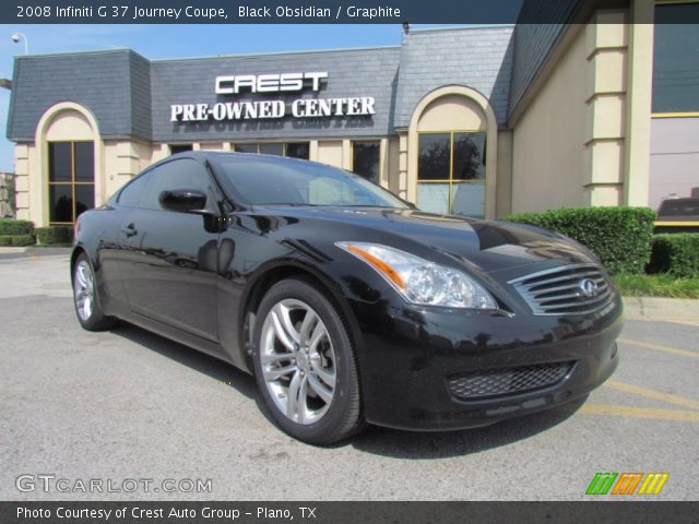2008 Infiniti G 37 Journey Coupe in Black Obsidian