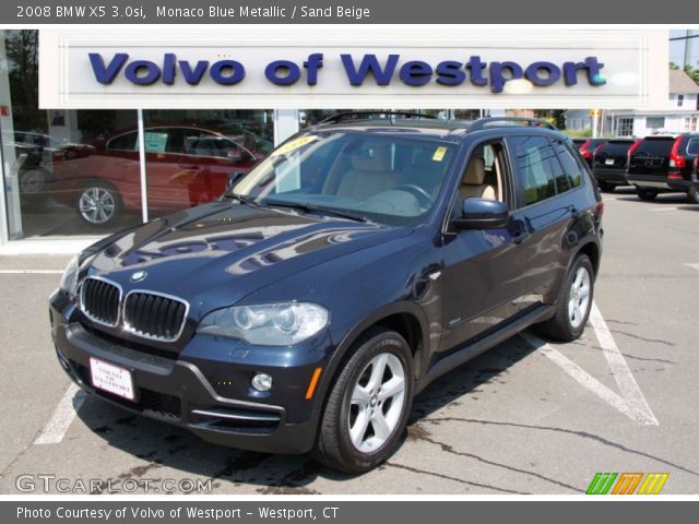2008 BMW X5 3.0si in Monaco Blue Metallic