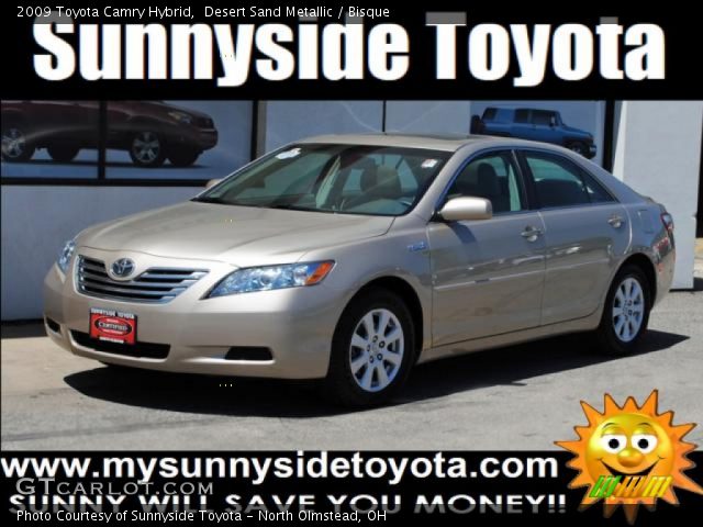2009 Toyota Camry Hybrid in Desert Sand Metallic