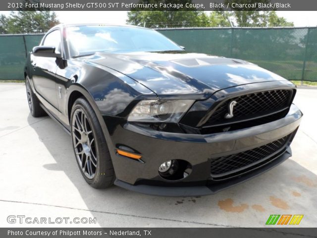 2012 Ford Mustang Shelby GT500 SVT Performance Package Coupe in Black