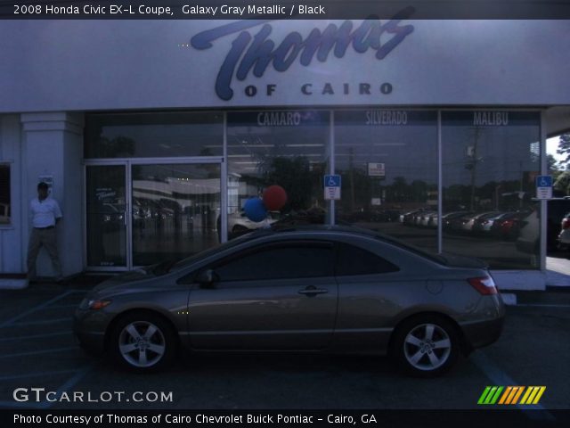 2008 Honda Civic EX-L Coupe in Galaxy Gray Metallic