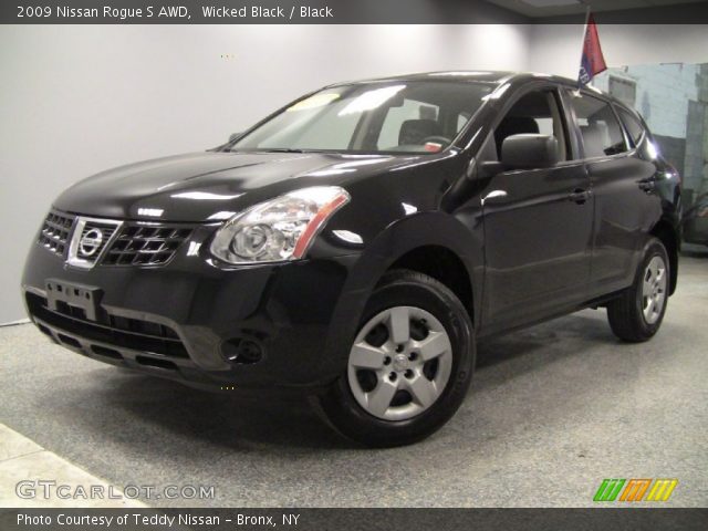 2009 Nissan Rogue S AWD in Wicked Black